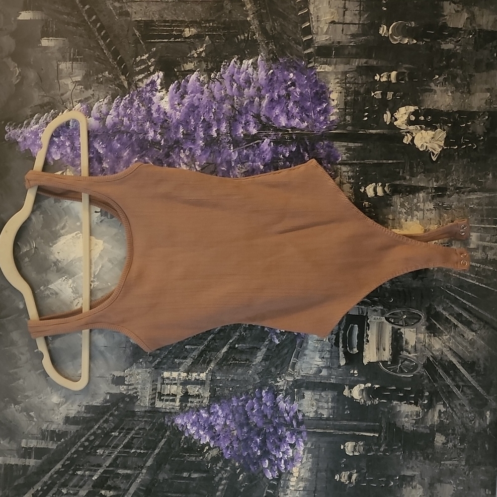 Nude Square Neck Bodysuit